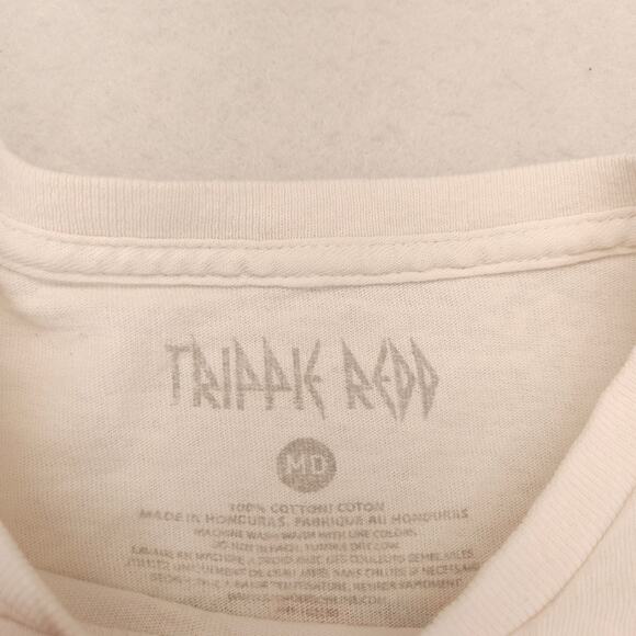 Tripple Redd Rap Crew Neck Graphic T Shirt Adult Mens Size Medium M White - Picture 3 of 10